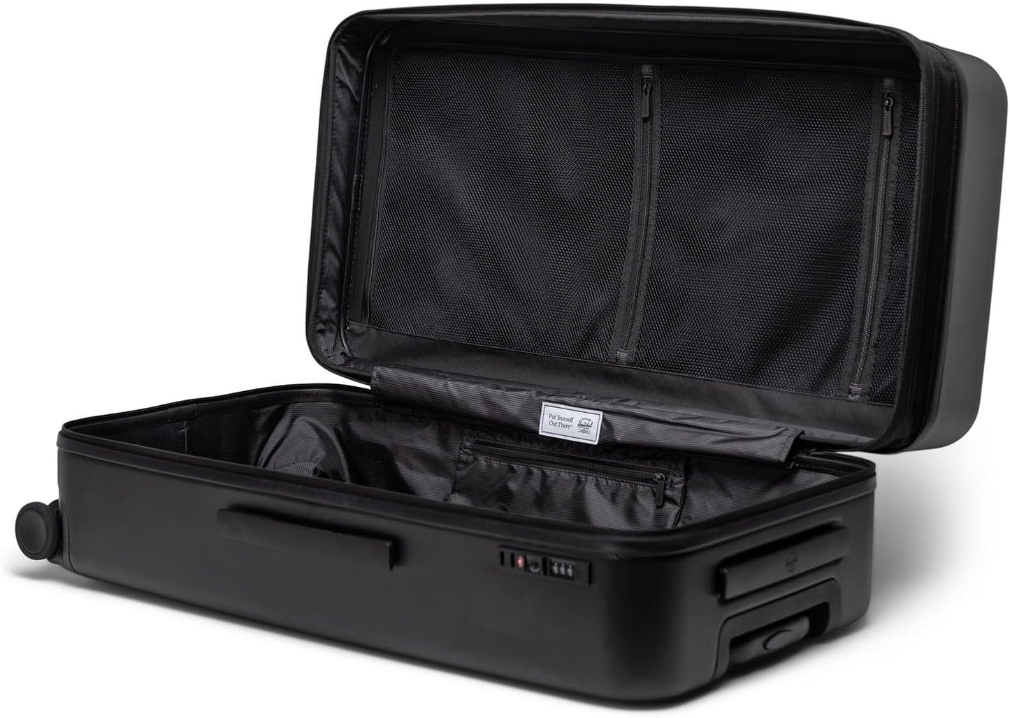 Herschel Supply Co. Heritage Hardshell Large Luggage EXP, Black, One Size