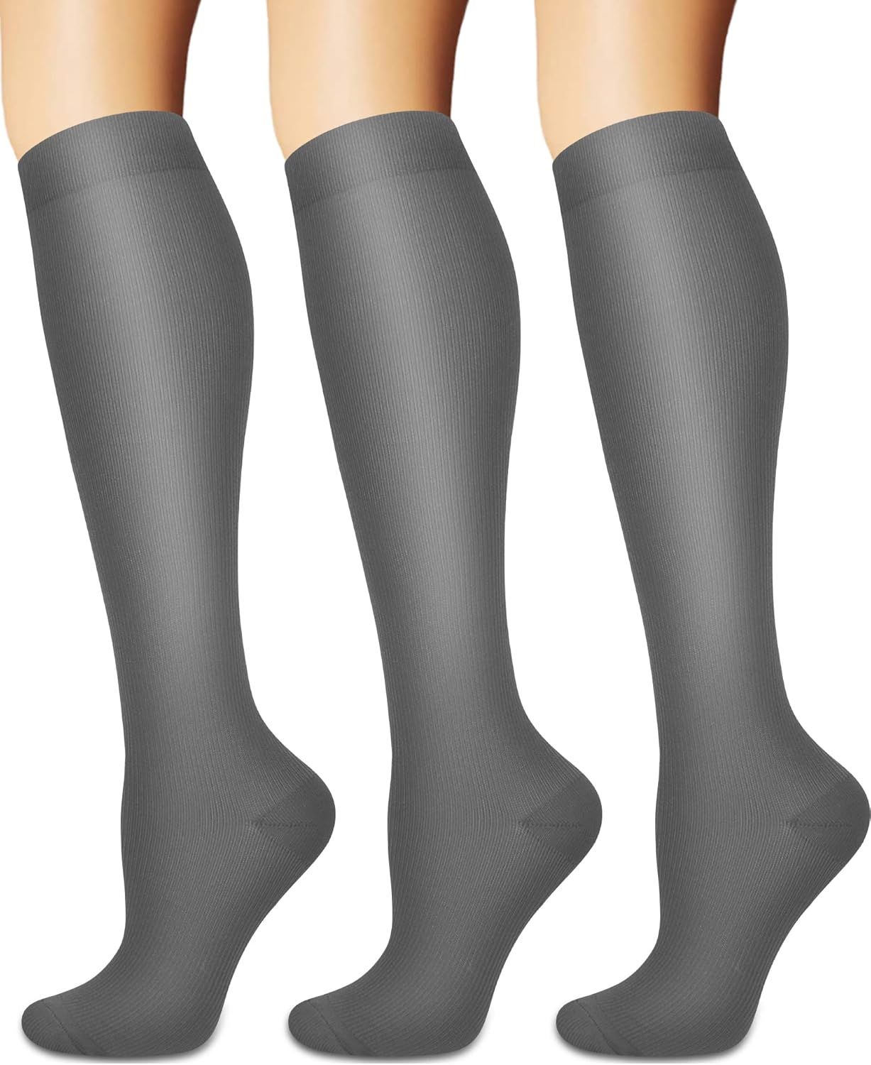 Compression Socks for Women and Men Circulation (3 Pairs) is Best Support for Running Athletic Cycling Hiking
