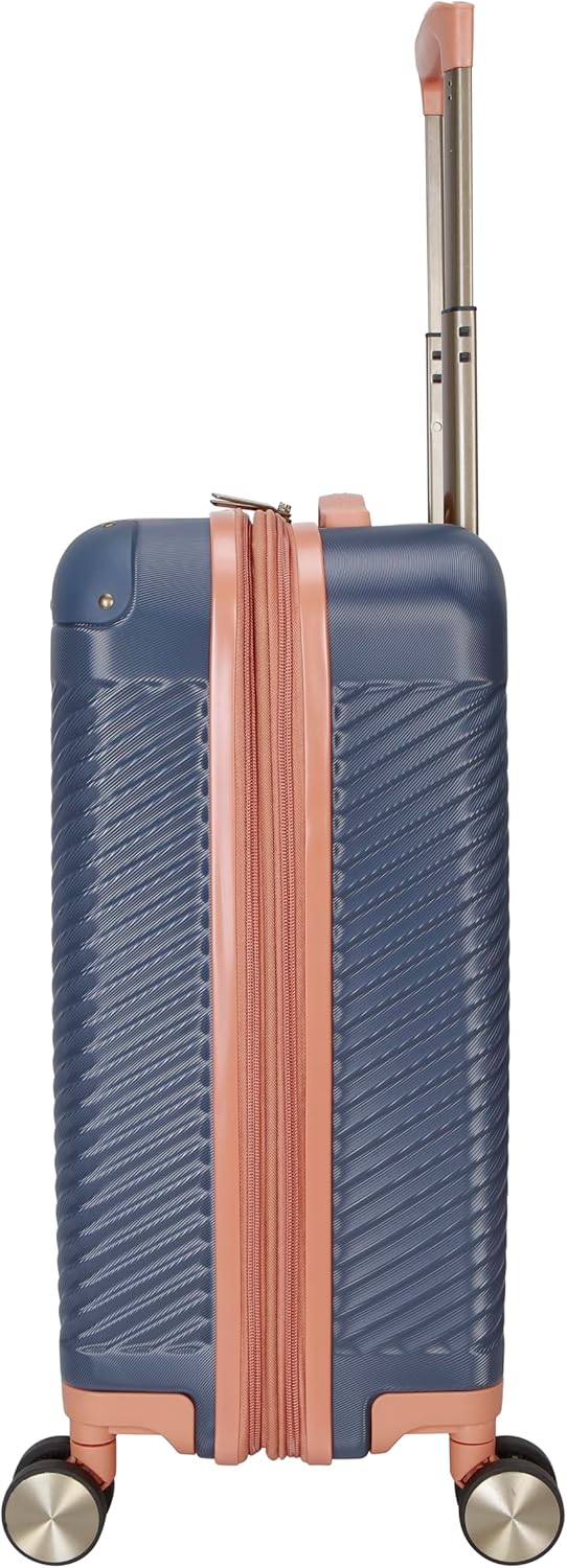 Dockers Spectra Hardside Expandable 8-Wheel Spinner Travel Luggage, India Ink, 20-Inch Carry On