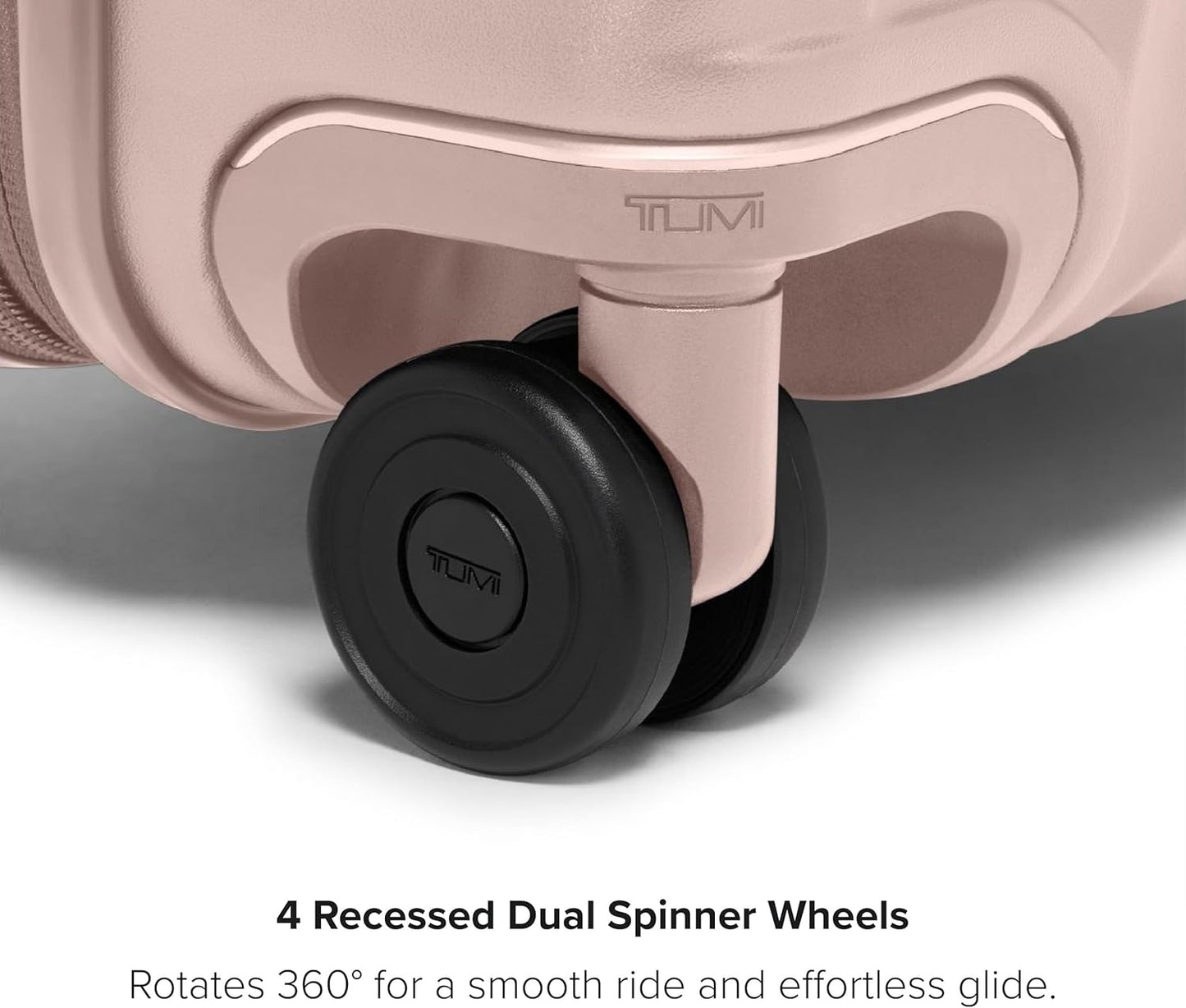 TUMI - 19 Degree International Expandable 4 Wheeled Carry-On - Hard Shell Suitcase - 21.8" X 14.0" X 9.0" - Mauve Texture