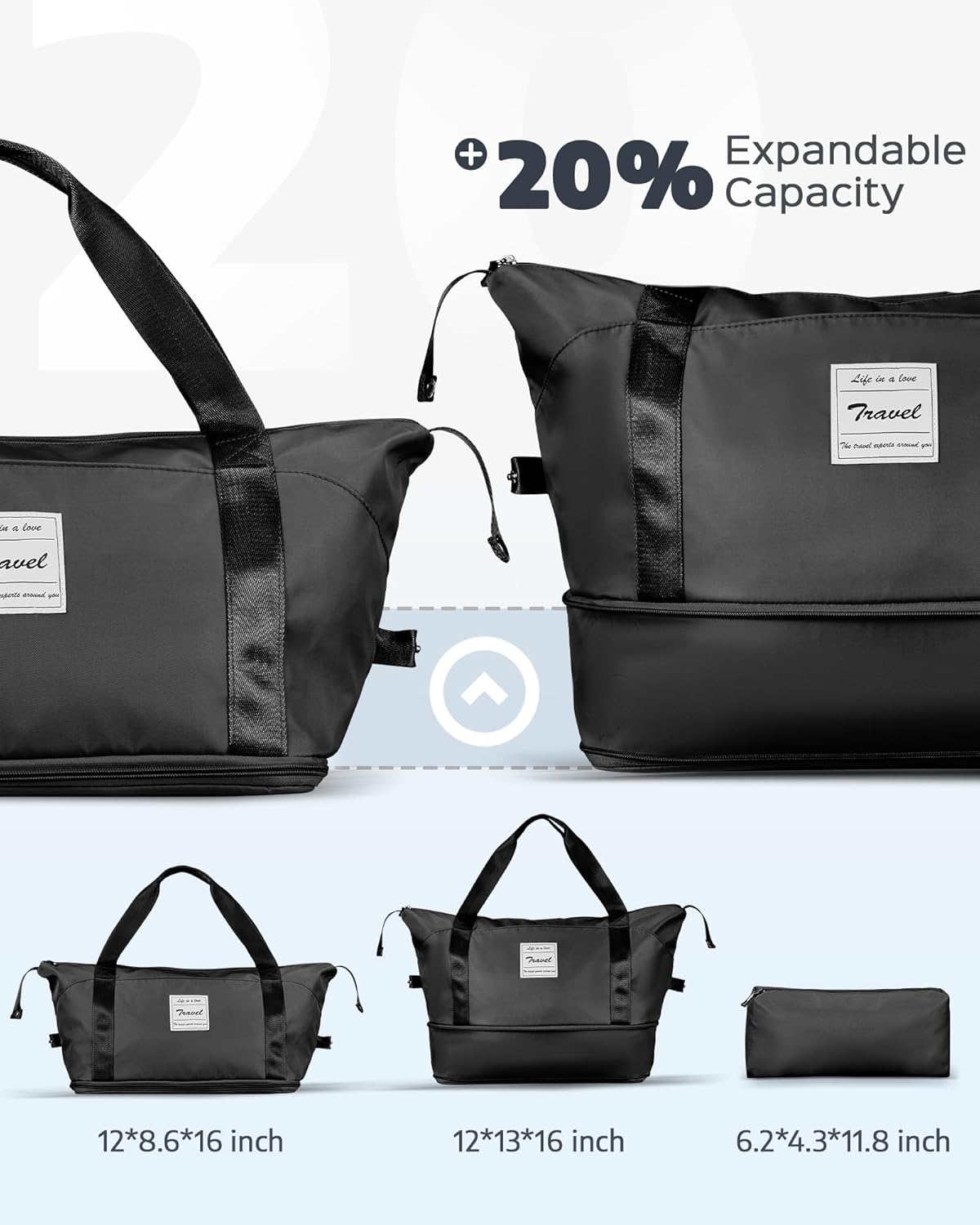 Suitour Luggage Sets 5 Piece Hardshell Suitcases with Spinner Wheels TSA Lock, Lightweight ABS Carry On Suitcase Set for Travel Business