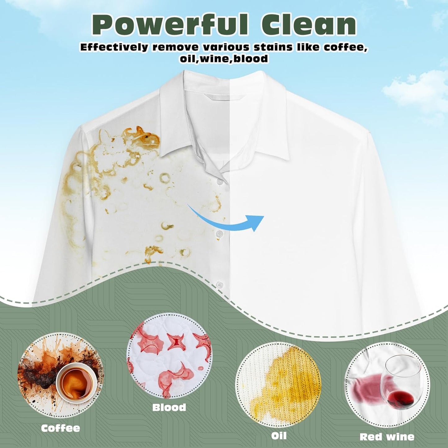 800 Loads Mega Pack Laundry Detergent Sheets, Eco-friendly Laundry Sheets, Powerful Cleaning, Suitable for Homes, Dorms, and Apartments - [Fresh Scent]