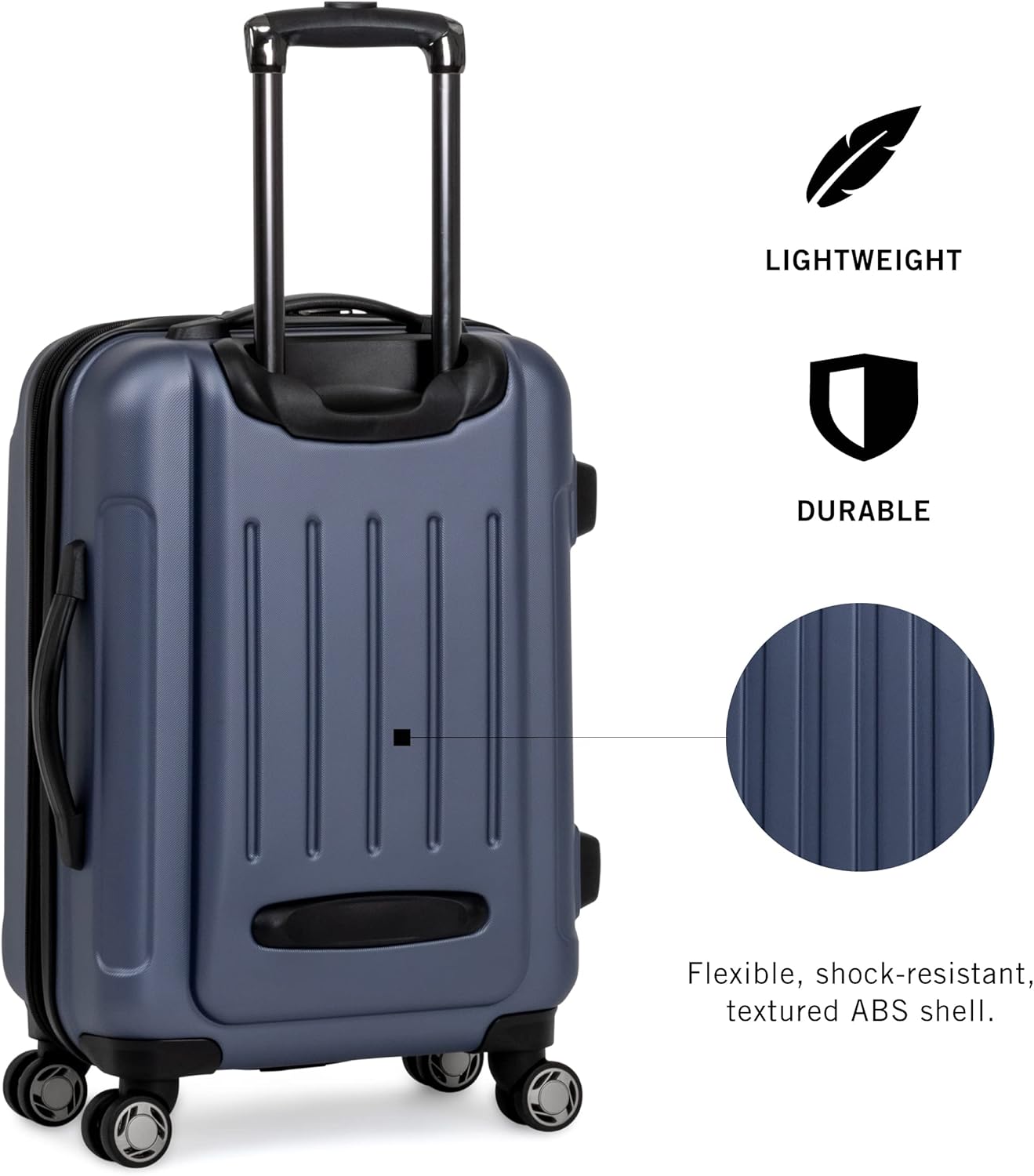 Kenneth Cole REACTION Renegade Luggage Expandable 8-Wheel Spinner Lightweight Hardside Suitcase, Smokey Purple, 28-Inch Checked