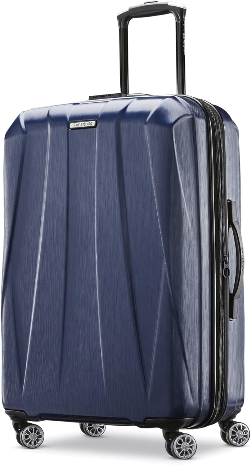 Samsonite Centric 2 Hardside Expandable Luggage with Spinners | True Navy | 2PC SET (Carry-on/Medium)