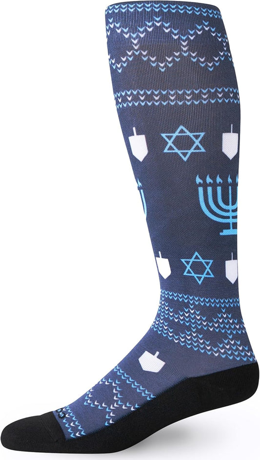 Comrad Nylon Knee High Socks - 15-20mmHg Graduated Compression Socks - Soft & Breathable Support Unisex Socks