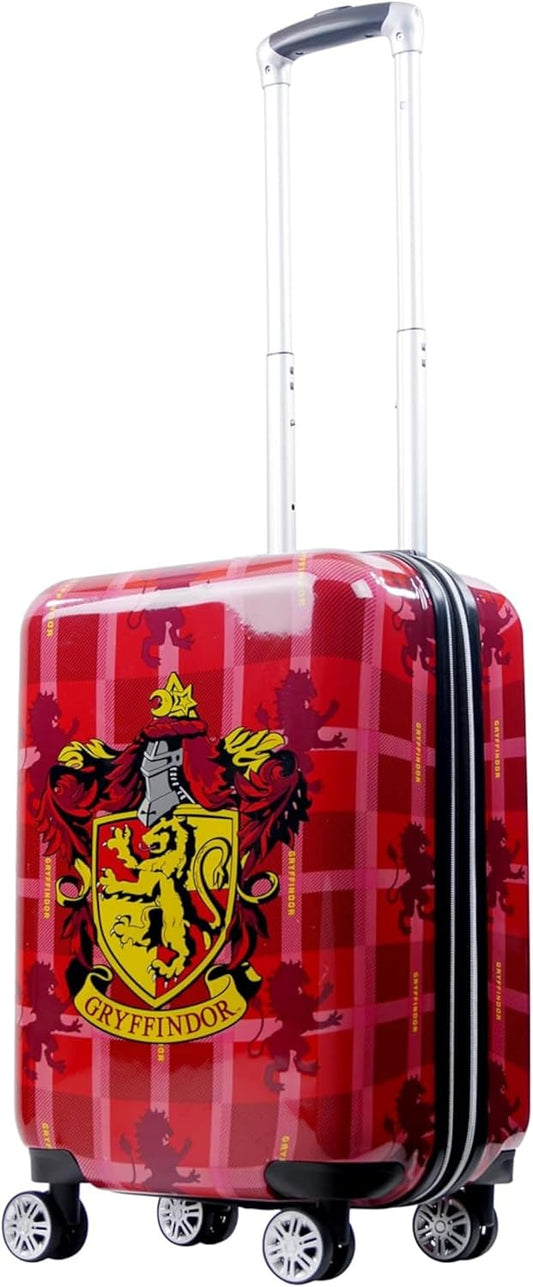 FUL Harry Potter 22 Inch Carry On Luggage, Hardshell Rolling Suitcase with Spinner Wheels, Gryffindor