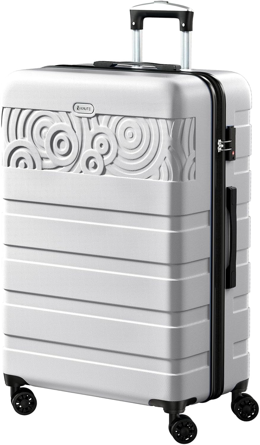 Krute Luggage 28 Inch Suitcase With Spinner Wheels Large Suitcases Lightweight Hard Shell PC ABS TSA Lock Checked Luggages