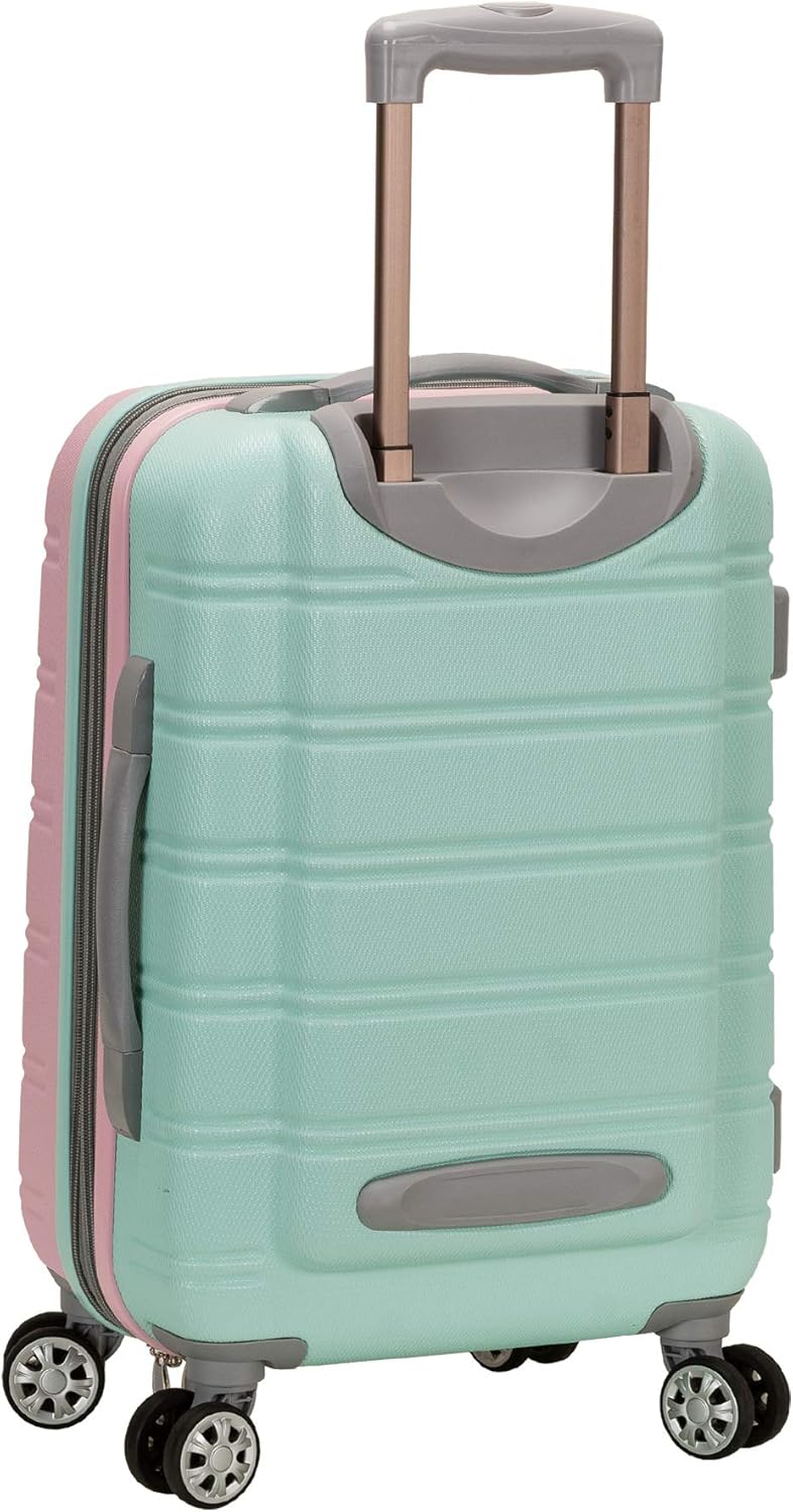 Rockland Melbourne Hardside Expandable Spinner Wheel Luggage, Mint, Carry-On 20-Inch