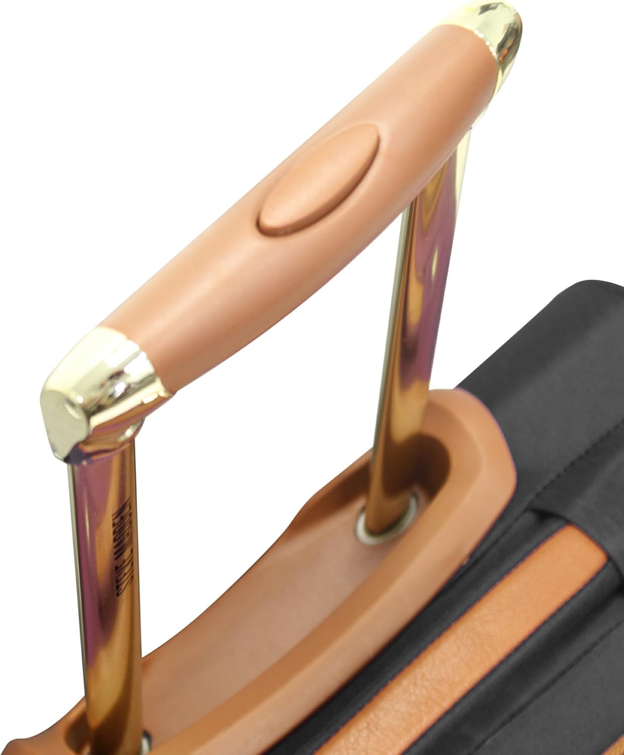 Steve Madden Designer Luggage Collection - Expandable 24 Inch Softside Bag - Durable Mid-sized Lightweight Checked Suitcase with 4-Rolling Spinner Wheels (Global Black)