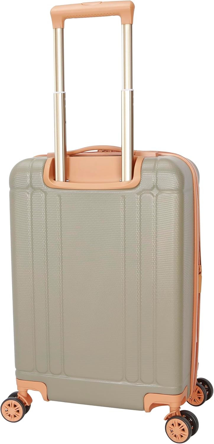 Dockers Hooper Hardside Expandable 8-Wheel Spinner Travel Carry On Luggage, 20-Inch, Timberwolf