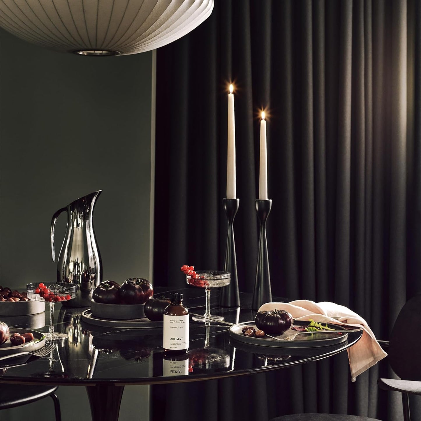 AromaTech Love Affair Aroma Essential Oil Blend: Luxury Hotel Inspired Aromatherapy with Jasmine, Saffron, Cedar & Amber for Ultrasonic Diffusers & Nebulizers - 0.3 fl oz, 10 mL