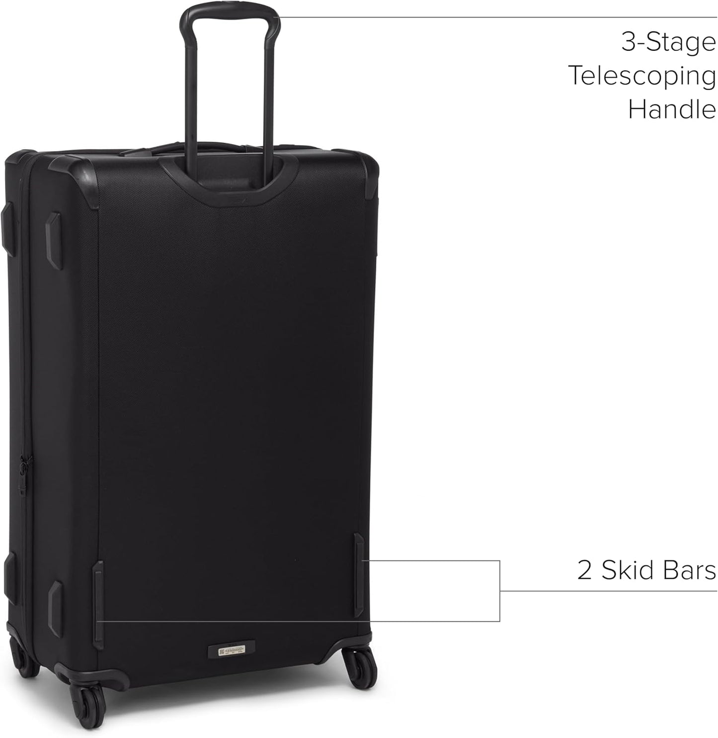 TUMI - Aerotour 4 Wheel Expandable Luggage - Men's and Women's Lightweight Business and Leisure Travel Suitcase - 31" Extended Trip Expandable Packing Case, Black