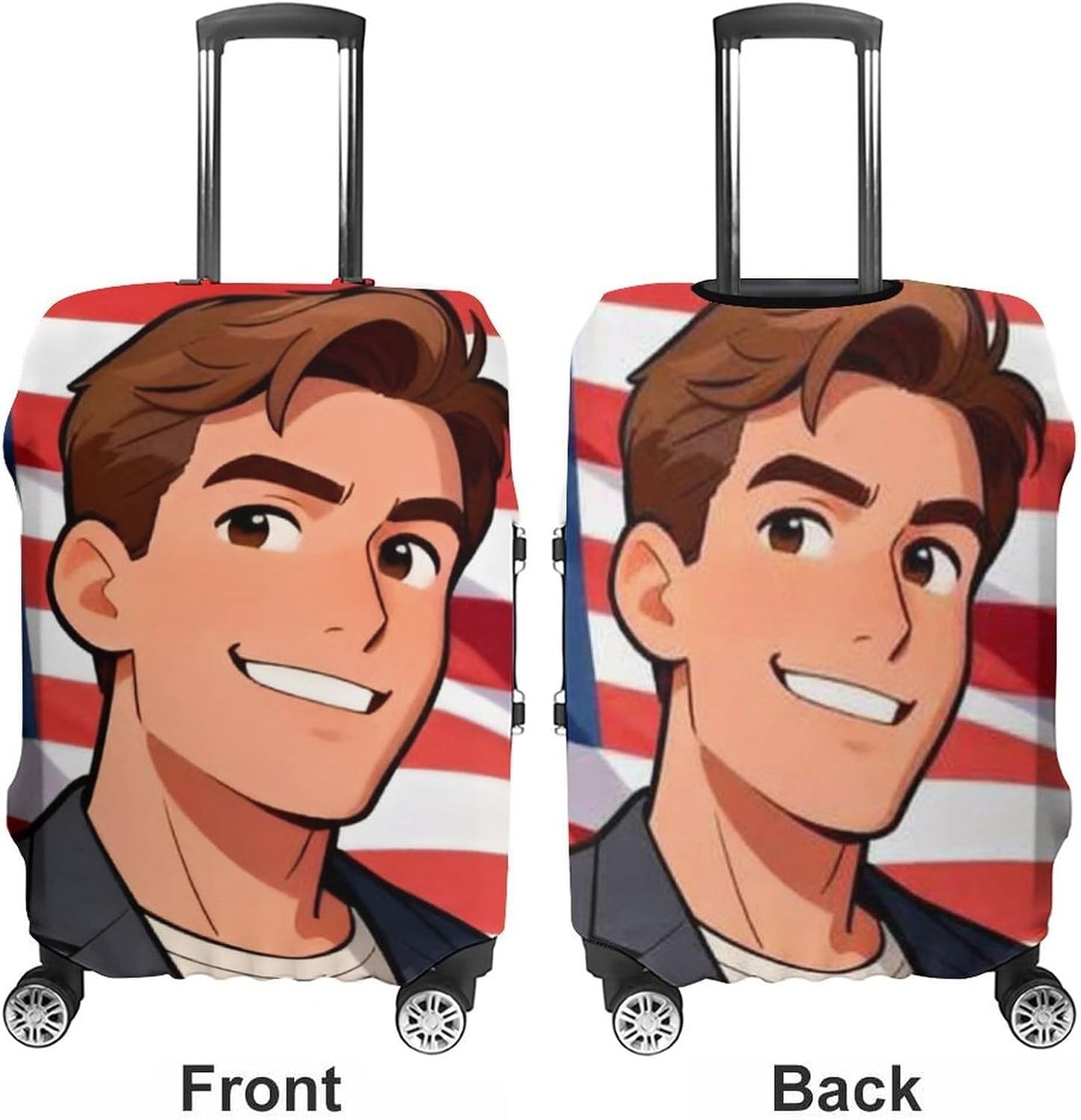 Luggage Cover Washable Protector 20 Inch Carry on Luggage Suitcase, Hardshell Spinner Trolley Bag with 360° Silent Wheels, TSA Lock & Dry Wet Separation, for Men Women Air Travel, Cabin Approved Fits