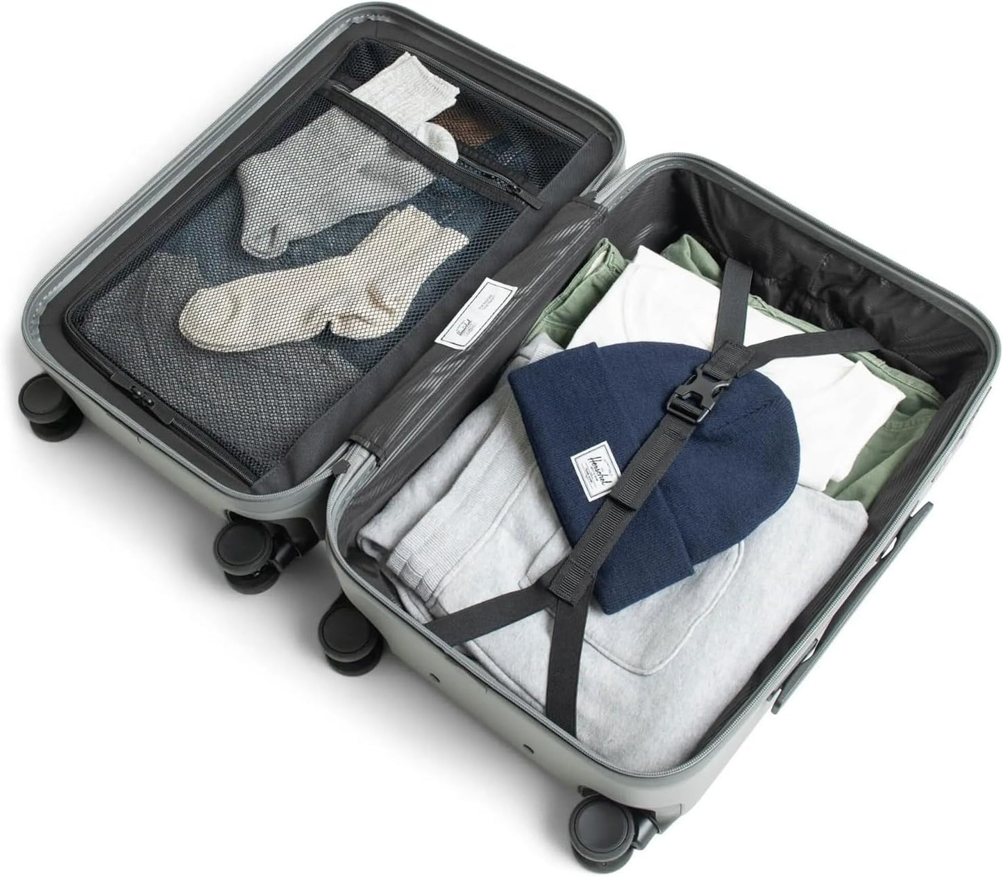 Herschel Supply Co. Unisex, Herschel Heritage Hardshell Large CarryOn Luggage, Black Gradient, One Size