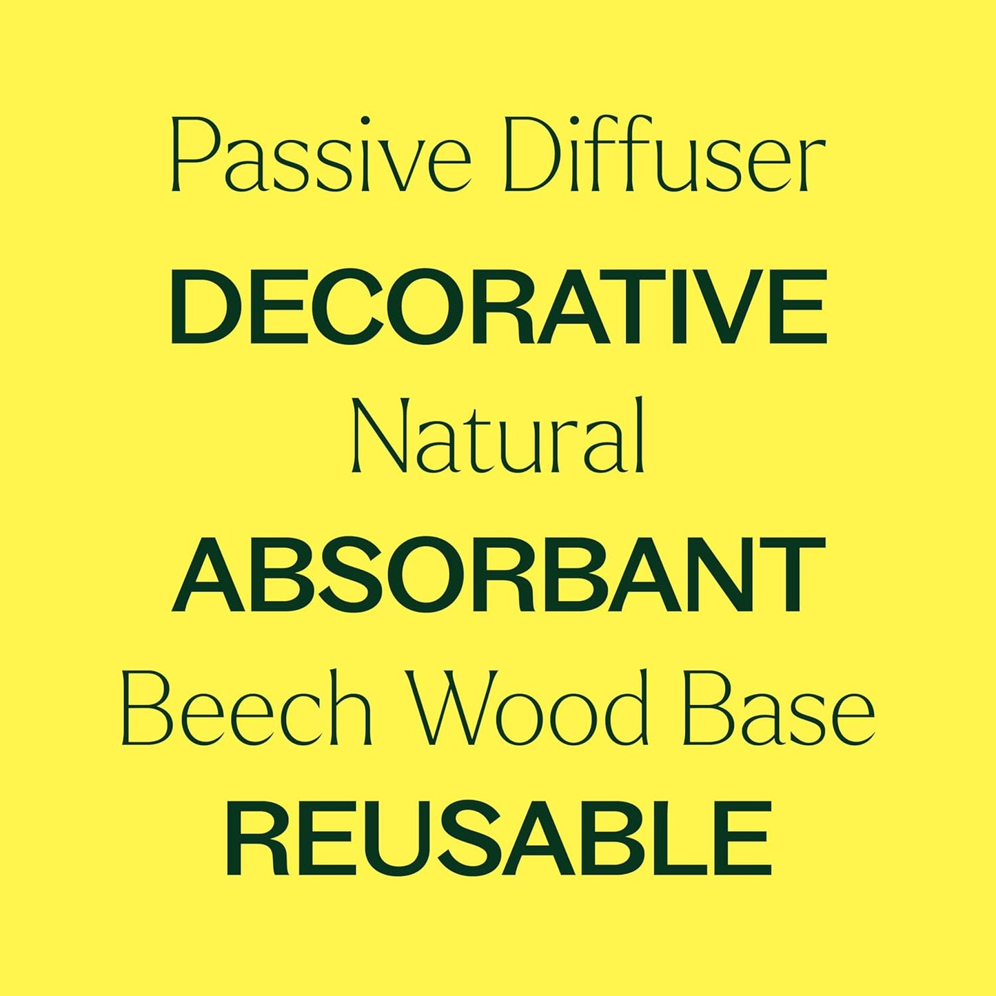 Plant Therapy Passive Sunflower Essential Oil Diffuser – No Heat or Water Needed – Natural Aromatherapy Diffuser for Home, Office, Travel – Elegant Ceramic & Wood Design