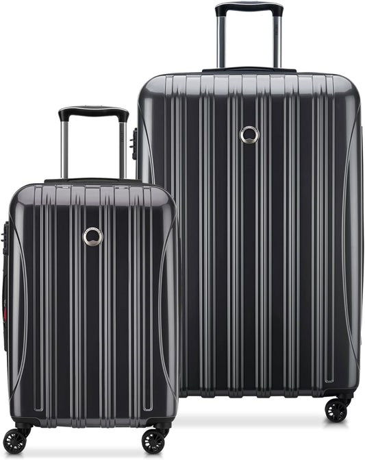 DELSEY PARIS Helium Aero Hardside Expandable Luggage with Spinner Wheels, Titanium, 2-Piece Set (21/28)