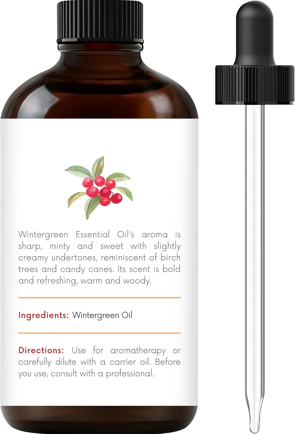 Handcraft Blends Wintergreen Essential Oil – 1 Fl Oz – 100% Pure and Natural – Premium Grade Essential Oil for Diffuser and Aromatherapy, Skin, Massage, Candle and Soap Making Fragrance