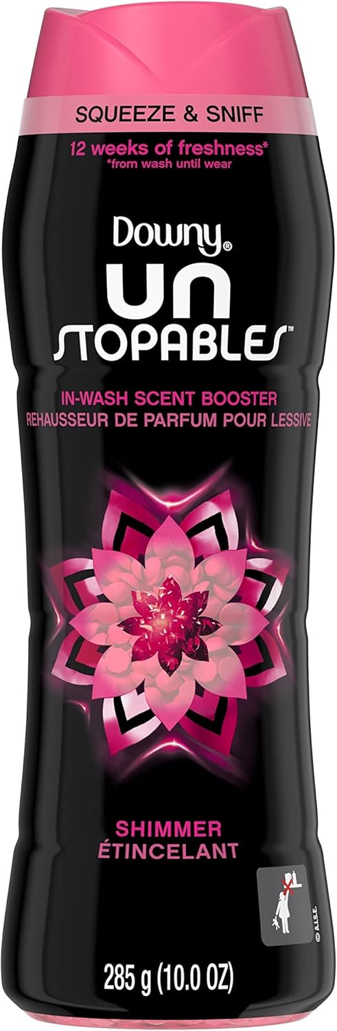 Downy Unstopables Laundry Scent Booster Beads for Washer, Shimmer, 10 oz, 4 Count