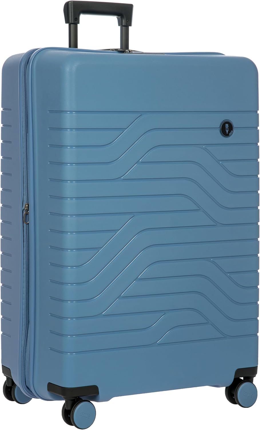 Bric's B|Y Ulisse Spinner Suitcase, Expandable Hard Shell Luggage with TSA Lock and Smooth 360° Wheels 30" – Grey Blue