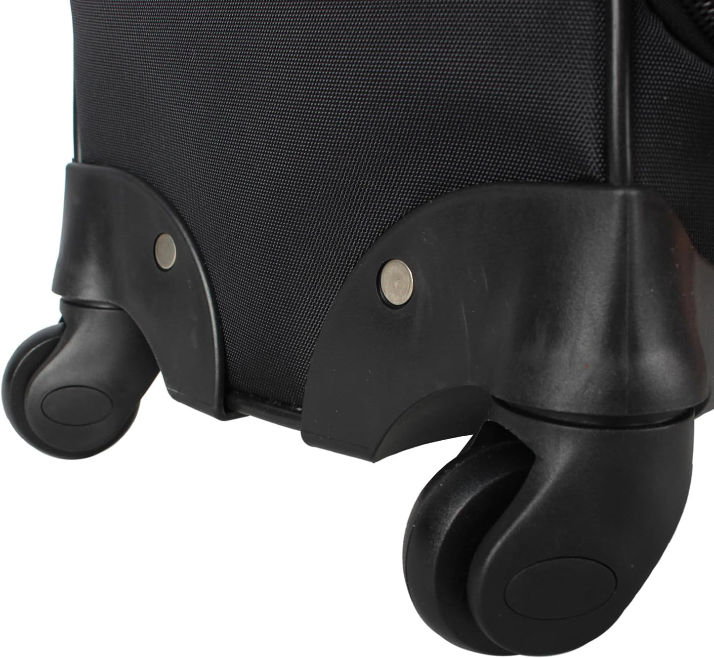 Nicole Miller Carry on Luggage Collection - Designer Lightweight Softside Expandable Suitcase- 20 Inch Carry On Bag with 4-Rolling Spinner Wheels