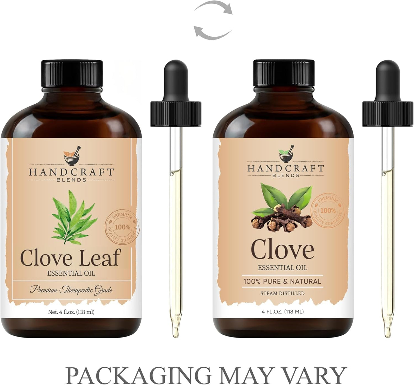 Handcraft Blends Clove Essential Oil – Huge 4 Fl Oz – 100% Pure and Natural – Premium Grade Essential Oil for Diffuser and Aromatherapy, Skin, Massage, Candle and Soap Making Fragrance