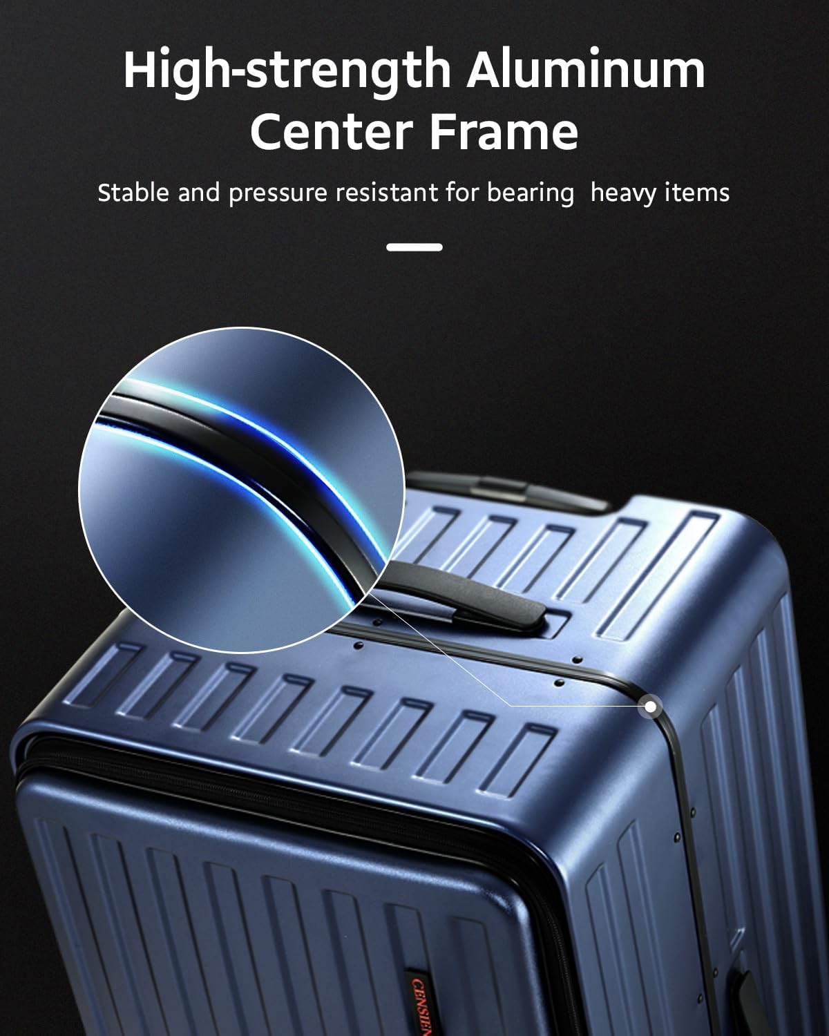 Luggage Sets 2 Pieces, 20 Inch Carry On Luggage and 29 Inch Checked Luggage with Spinner Wheels, Lightweight ABS+PC Hardshell Trunk Suitcases with Aluminum Frame, Top Opening (Blue, 20/29)