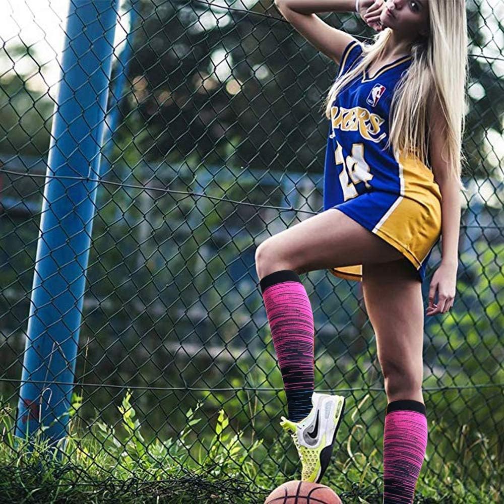 Compression Socks for Women and Men Circulation (3 Pairs) is Best Support for Running Athletic Cycling Hiking