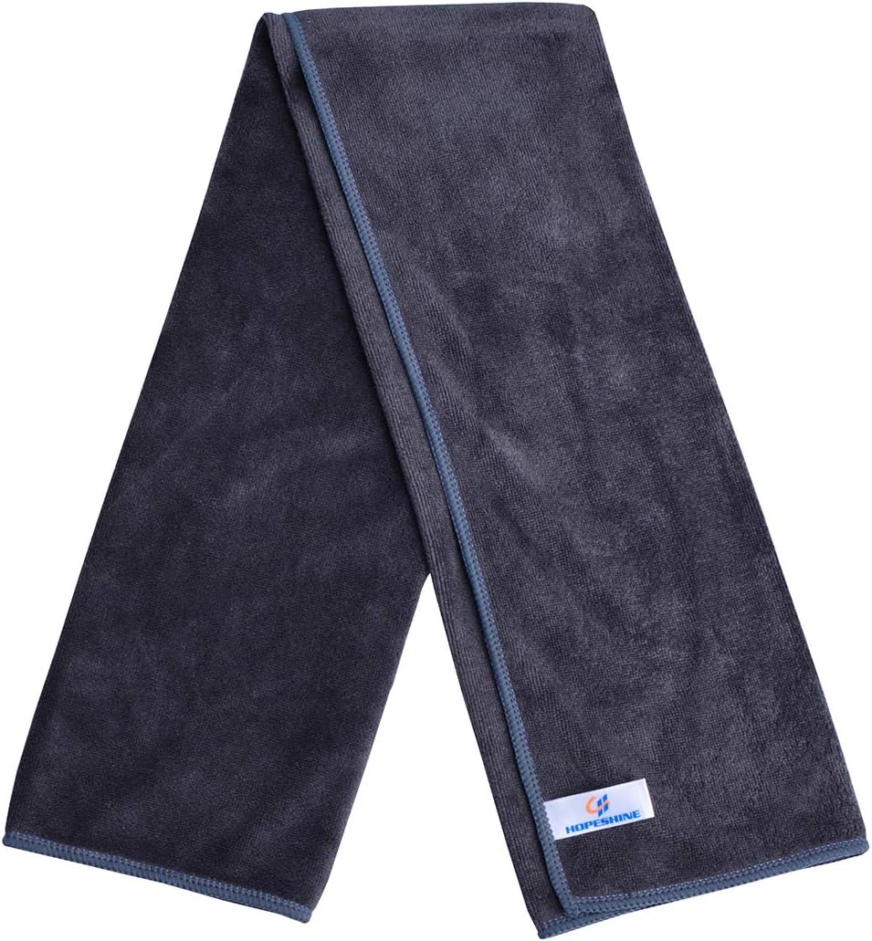 HOPESHINE Gyms Towels for Men & Women Microfiber Exercise Fitness Home Absorbent Sweat Yoga Towels Sports Towels Soft Fast Drying 16inch x32inch 3-Pack