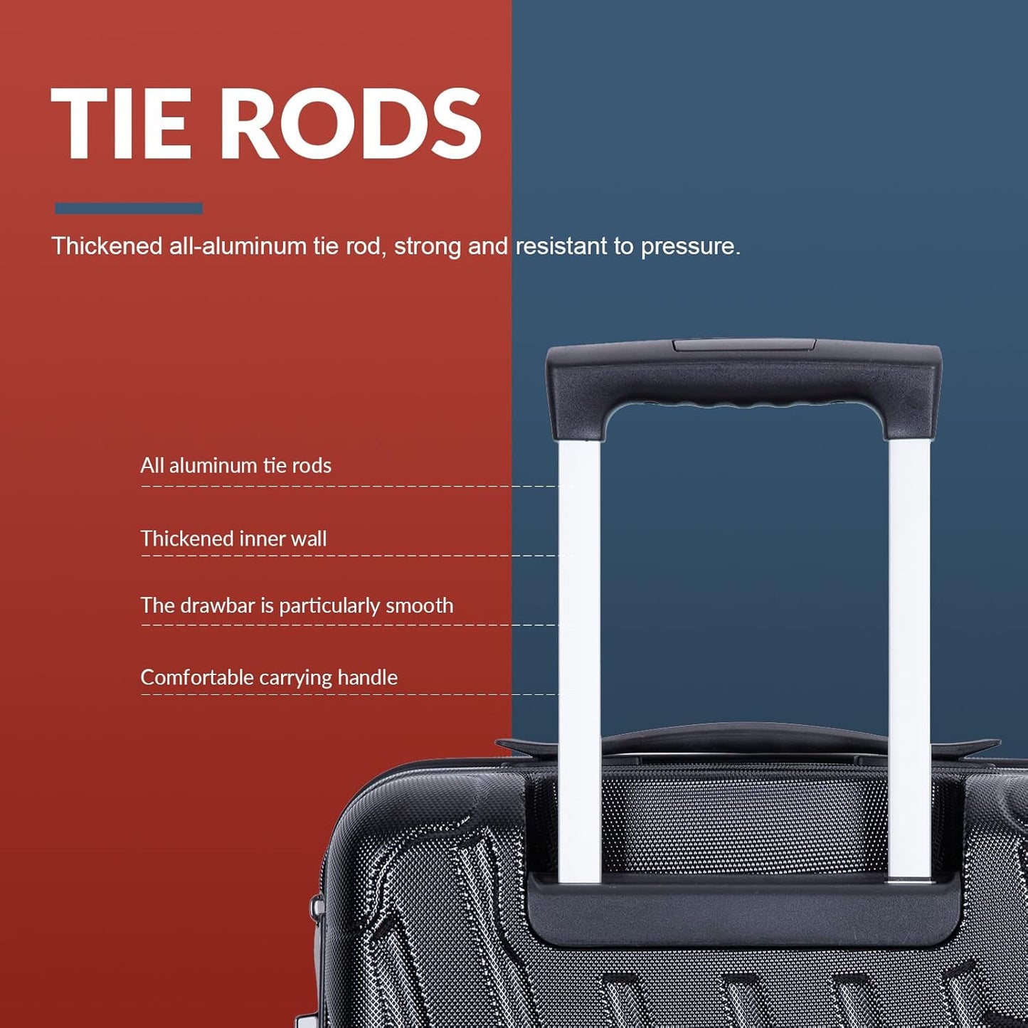 Travelhouse 16 Inch Carry On Luggage Airline Approved,Hardshell Small Carry Suitcases with 360° Spinner Wheels, Rolling Suitcase with TSA Approved