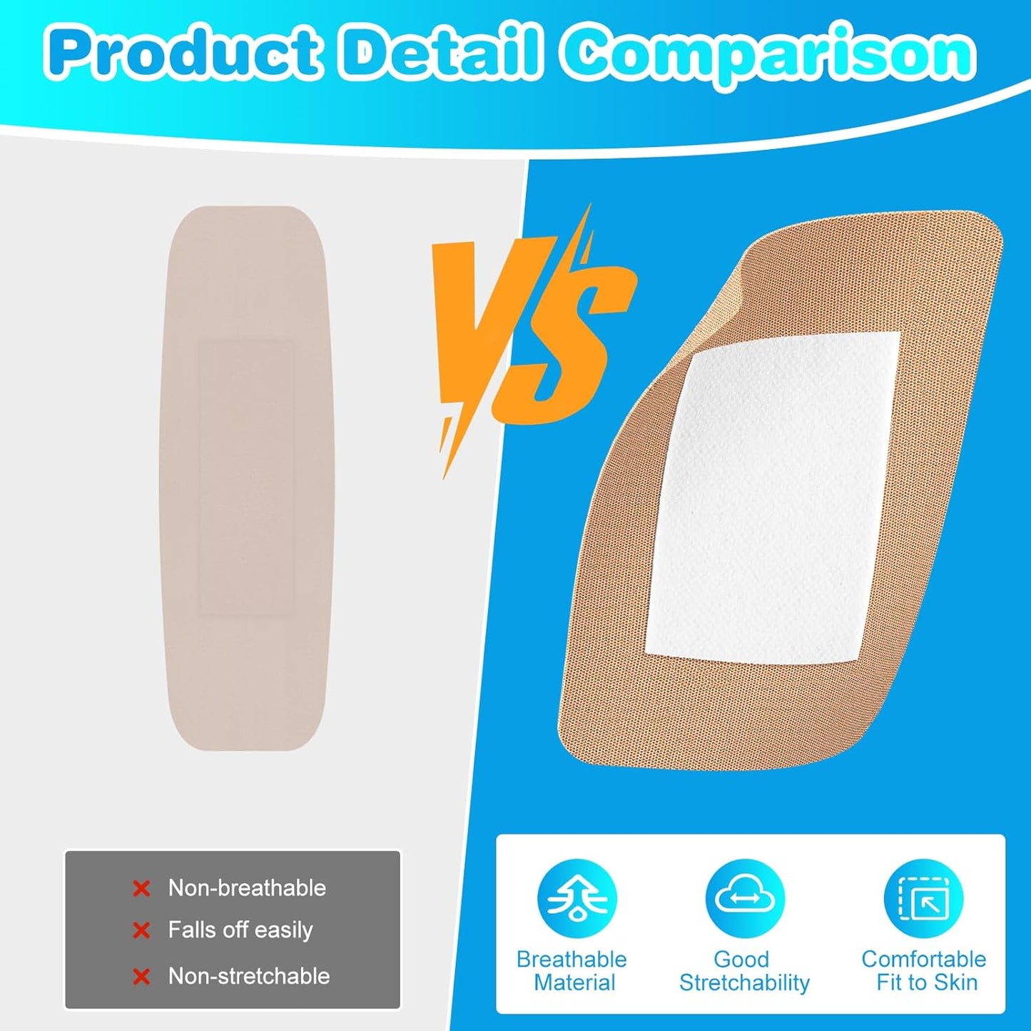 500 Pcs Flexible Fabric Adhesive Bandages Variety Pack 11 Styles Fingertip Bandages for First Aid and Wound Care, Protection Minor Cuts & Scrapes, Cushion Painful Wounds