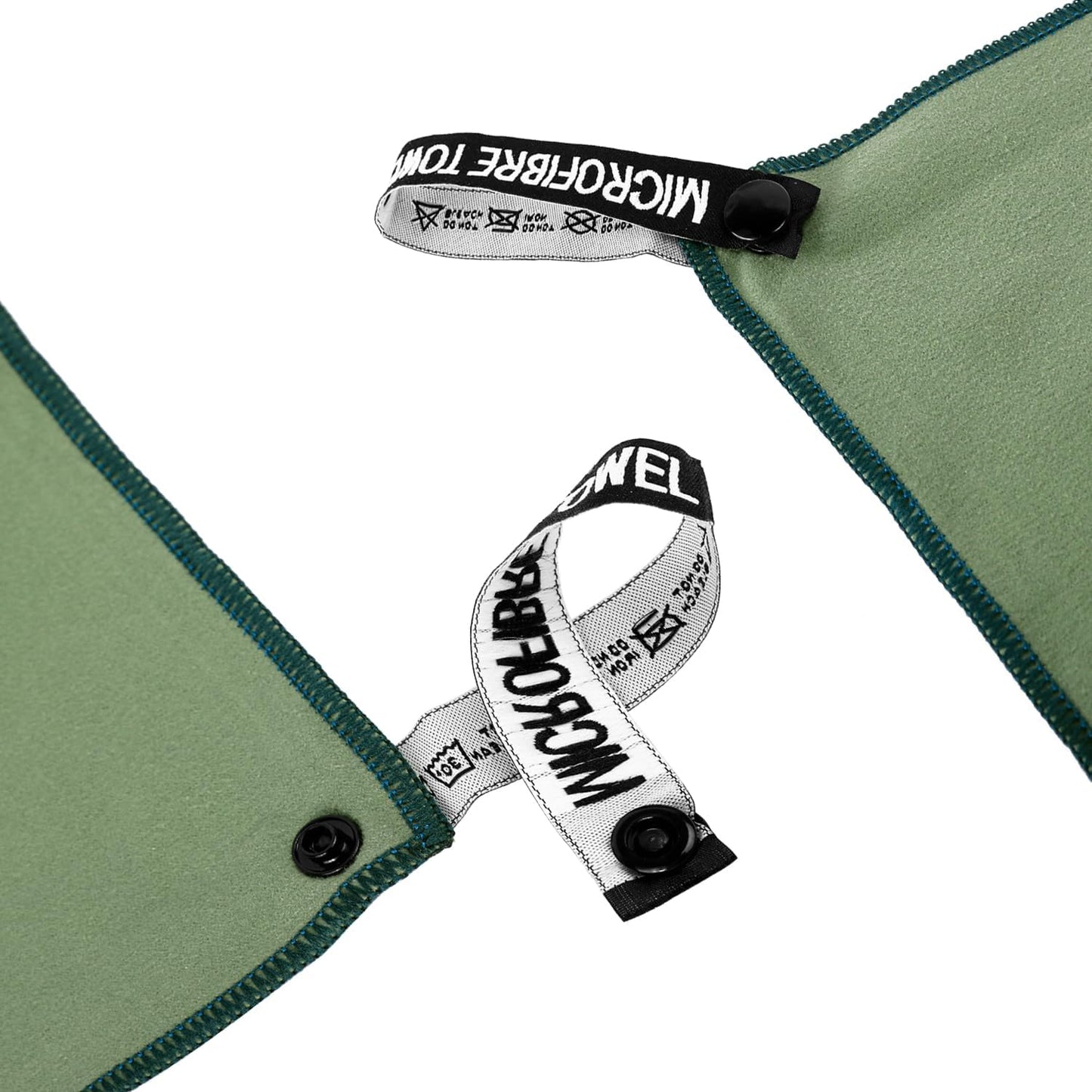 Microfiber Travel Towel, Soft Lightweight Quick Dry Towel, Super Absorbent Compact Travel & Sports & Beach Towels for Camping, Backpack, Gym, Swimming, Yoga, Hiking (L:24"×48" -ArmyGreen)