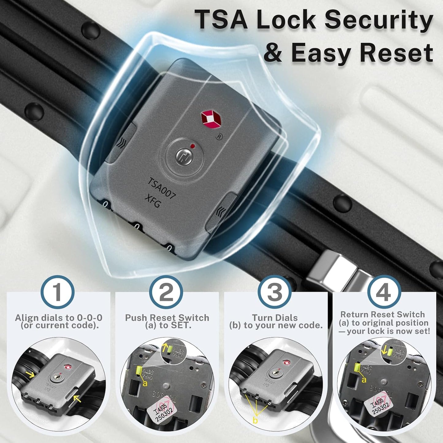 Krute Luggage 28 Inch Aluminum Frame Luggages TSA Lock No Zipper Checked Suitcase with Spinner Wheels Hard Shell Lightweight PC+ABS Large Suit Case