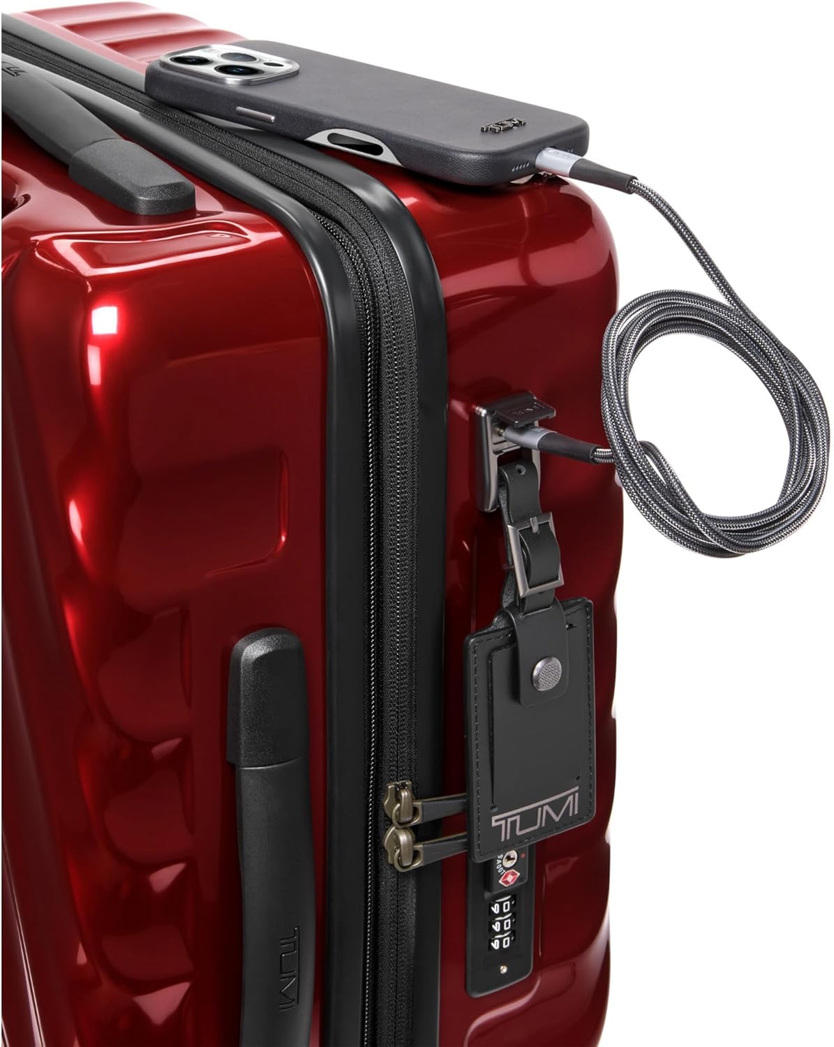 TUMI - 19 Degree International Expandable 4 Wheeled Carry-On - Hard Shell Suitcase - 21.8" X 14.0" X 9.0" - Iridescent Spice