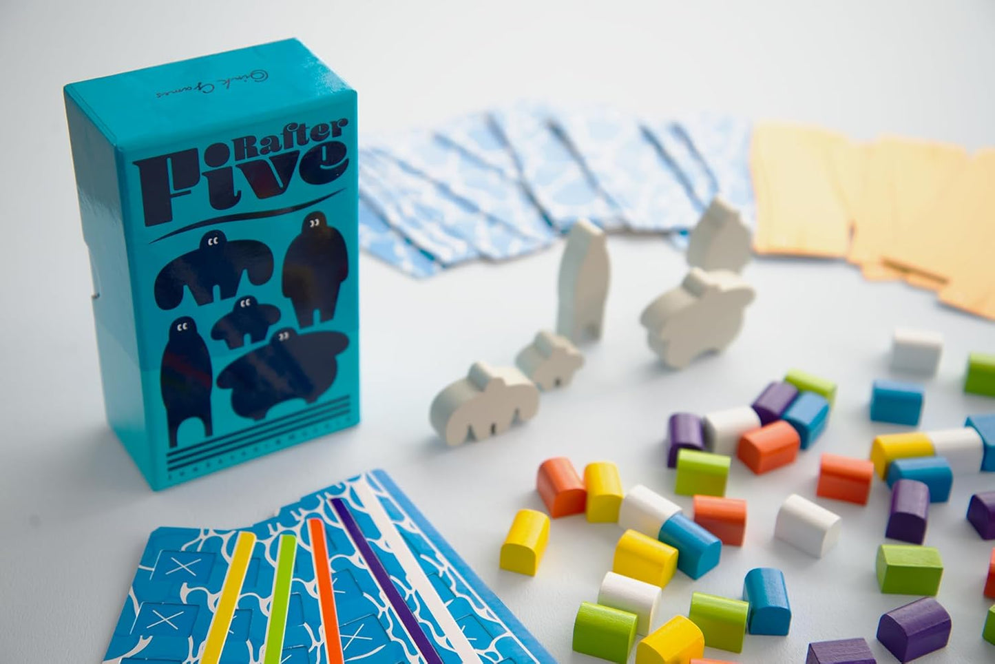 Oink Games Rafter Five – Dexterity Balance Game | 1–6 Players | Ages 7+ | Portable Travel Game