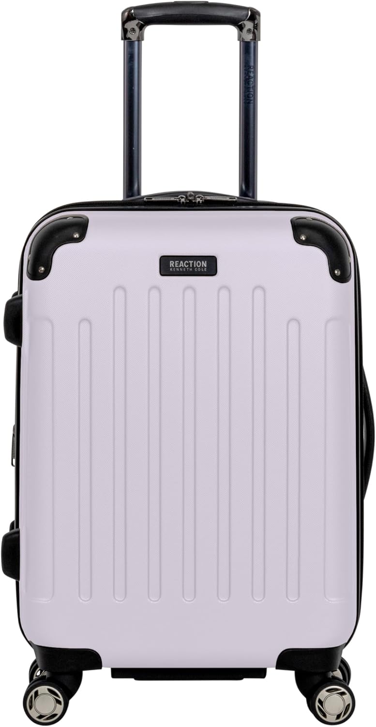 Kenneth Cole REACTION Renegade Luggage Expandable 8-Wheel Spinner Lightweight Hardside Suitcase, Orchid Ice, 20-Inch Carry On