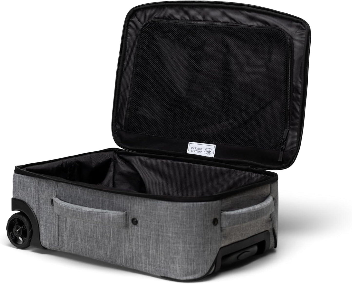 Herschel Supply Co. Heritage Softshell Large Carryon Luggage, Raven Crosshatch, Carry on-27L