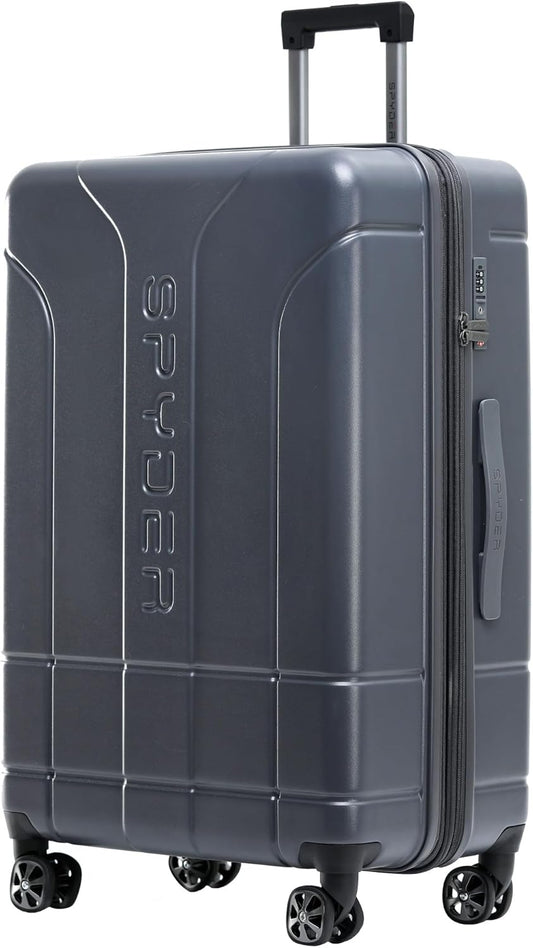 Spyder Carve 29 Inch Large Checked Baggage Expandable Hardside Upright Suitcase, Gray