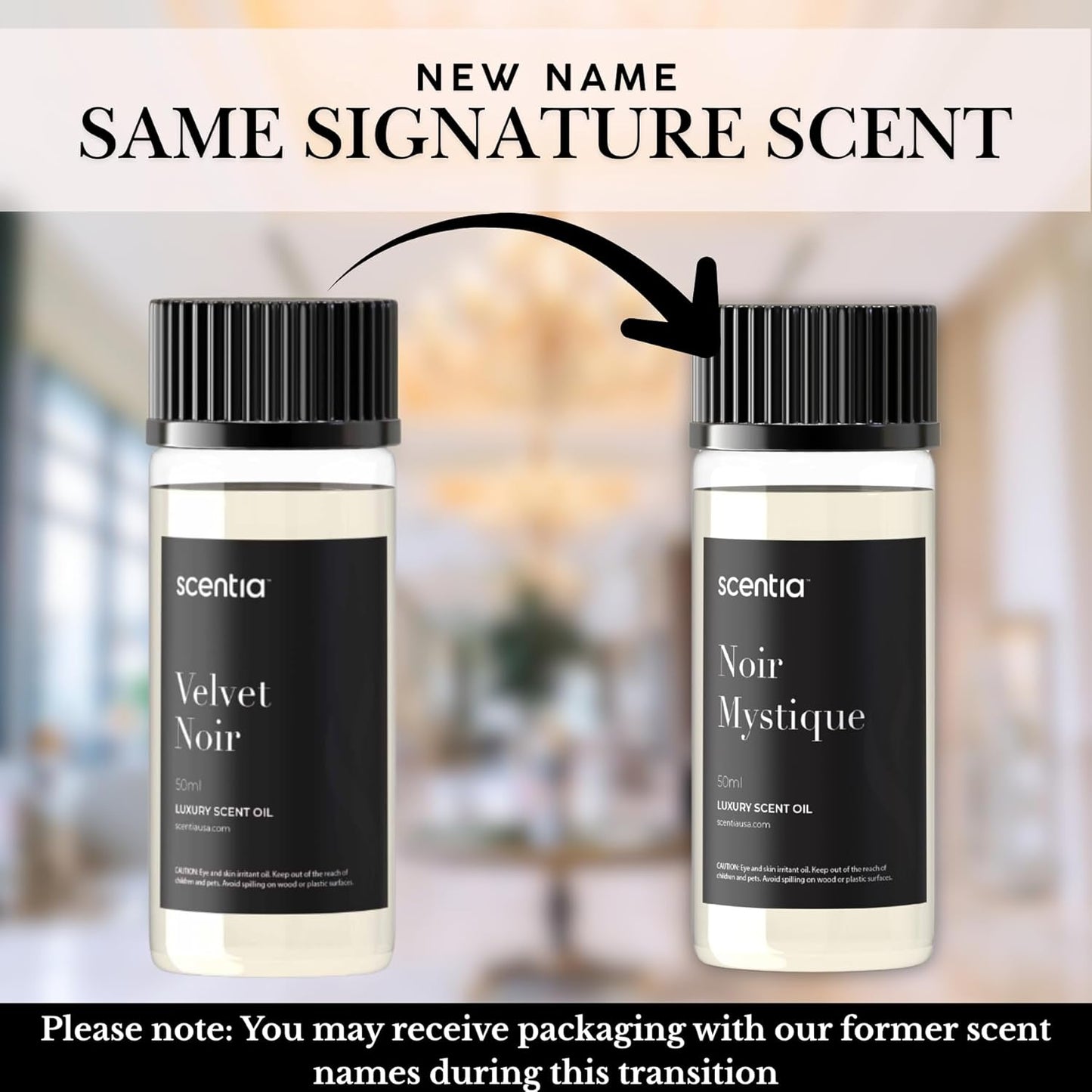 Hotel Diffuser Oil Inspired by 5-Star Hotel Scent-50 mL 1.69 fl oz-Essential Oil Blend Rose, Lemon and Musk Notes for Aromatherapy Ultrasonic & Cold Diffusers-Noir Mystique, Thanksgiving Gift