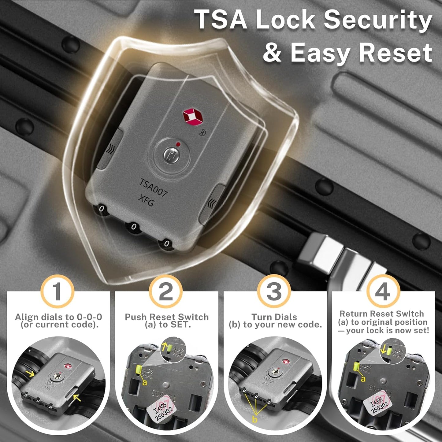 Krute Luggage 24 Inch Aluminum Frame Zipperless Suitcase with Spinner Wheels Checked Luggage PC+ABS Lightweight Hardshell