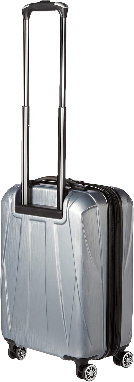 Samsonite Centric 2 Hardside Expandable Luggage with Spinner Wheels, Silver, Carry-On 20-Inch