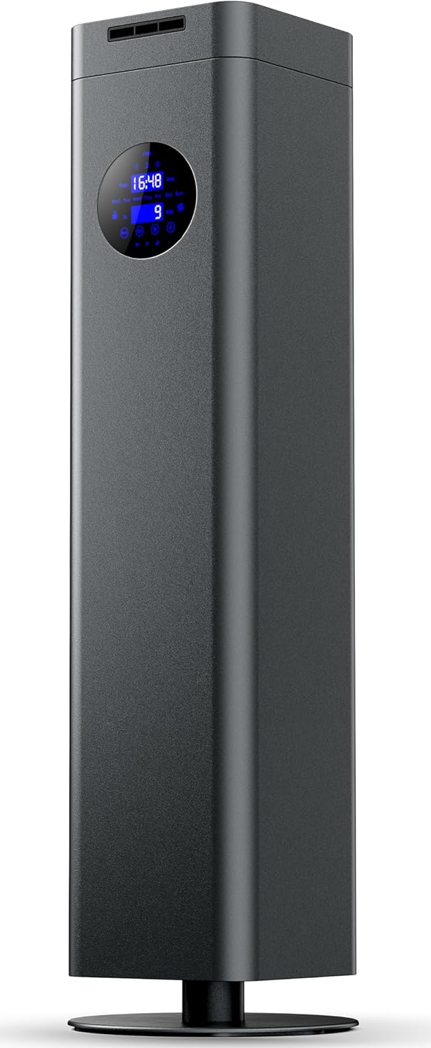 1500ml Scent Air Machine for Home, 4000 sq. ft Coverage Waterless Diffuser Essential Oil Diffuser Hotel Scent Diffuser Cold Air Nebulizer for Large Room Hotel Office (Titanium Gray)