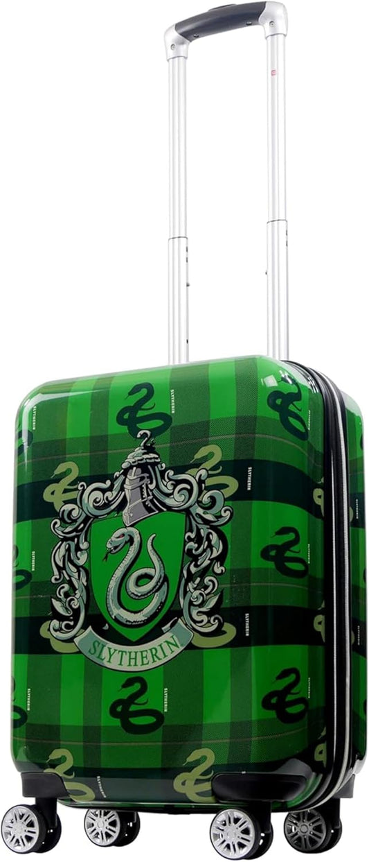 FUL Harry Potter 22 Inch Carry On Luggage, Hardshell Rolling Suitcase with Spinner Wheels, Slytherin