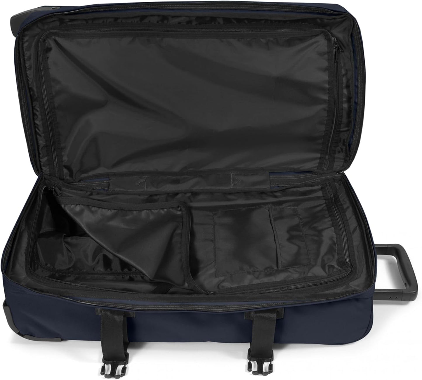 EASTPAK Tranverz M – 78L Large Wheeled Luggage with Dual Compartments, TSA Lock, Compression Straps & Smooth-Wheeling System, Ultra Marine