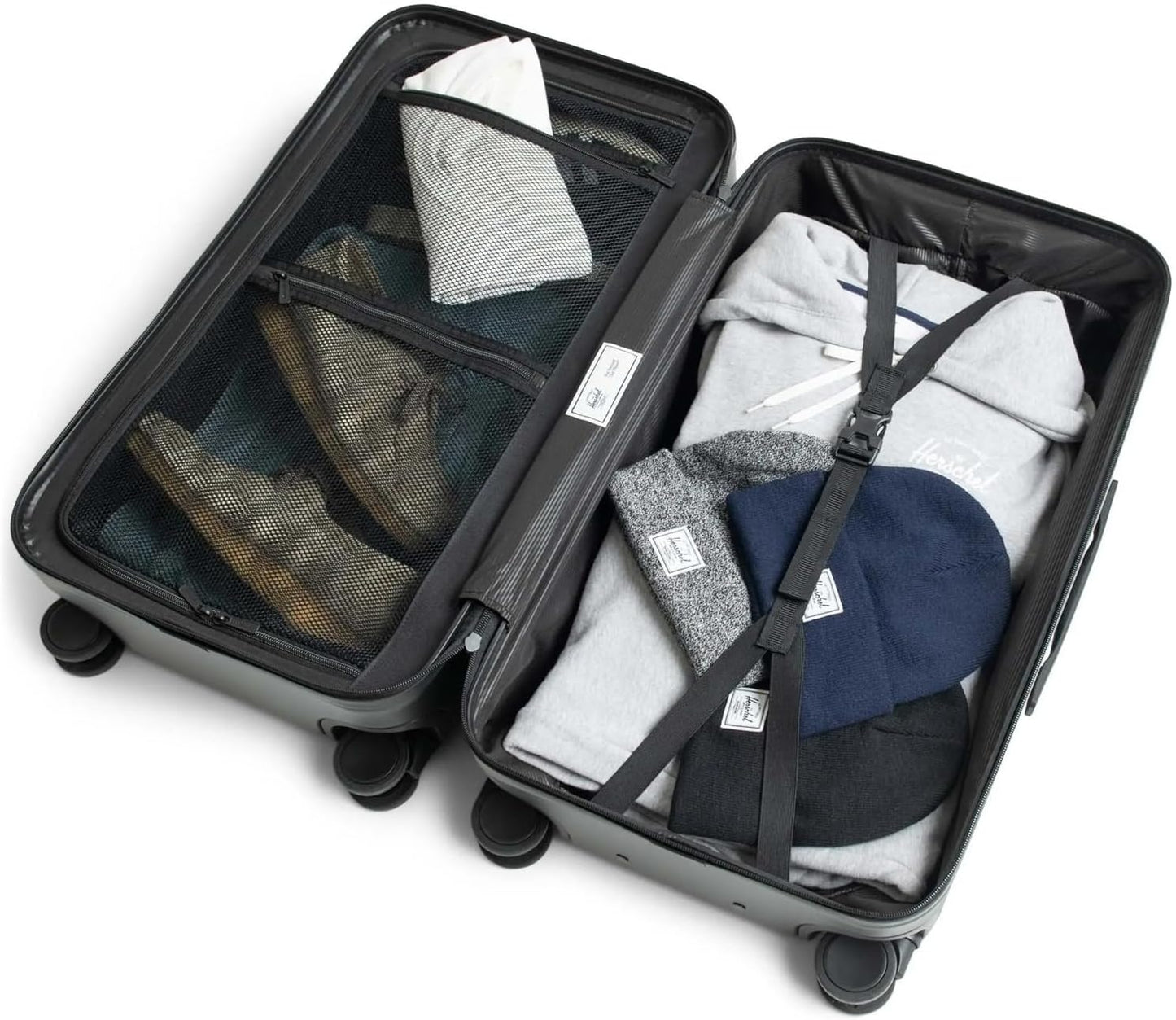 Herschel Supply Co. Heritage Hardshell Luggage, Black Gradient, Medium-27 inch