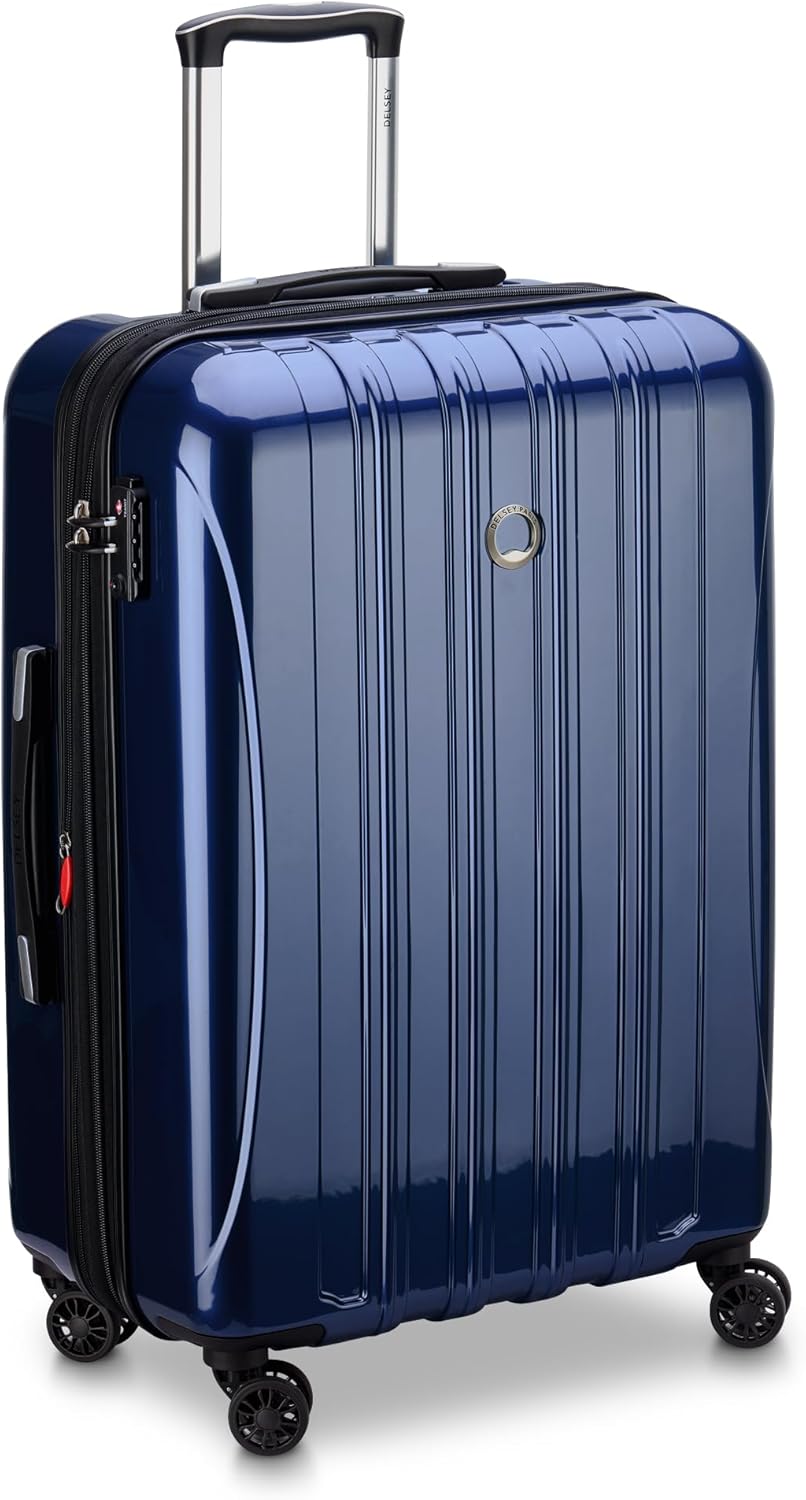 DELSEY PARIS Helium Aero Hardside Expandable Luggage with Spinner Wheels, Blue Cobalt, 2-Piece Set (19/24)