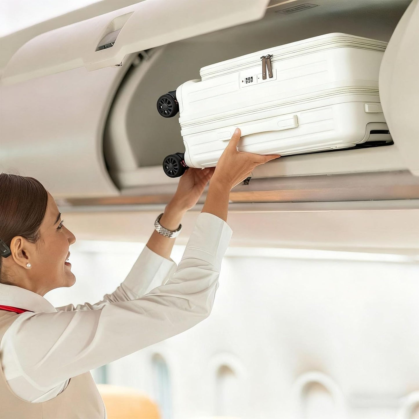 20 inch Carry on Luggage 22x14x9 Airline Approved, Carry on Suitcases with Wheels, Expandable Suitcase with Spinner wheels, Hard Shell Top-open Design Luggage with YKK zipper, Lightweight and Durable.