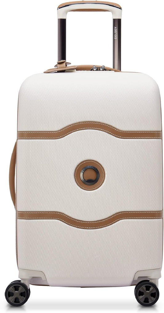 DELSEY PARIS Chatelet Air 2.0 Hardside Luggage with Spinner Wheels, Angora, Carry on 19 Inch