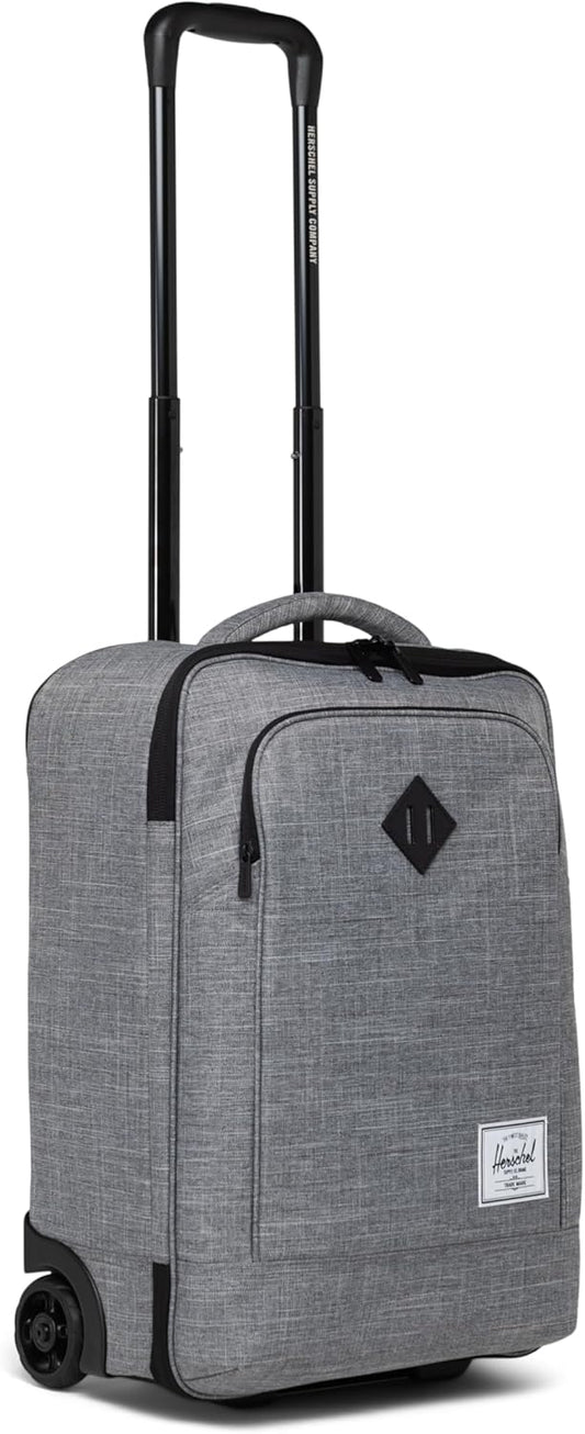 Herschel Supply Co. Heritage Softshell Large Carryon Luggage, Raven Crosshatch, Carry on-27L