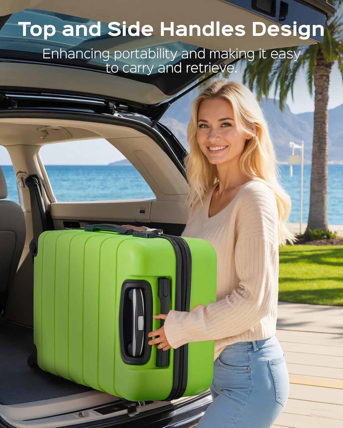 Suitour Luggage Sets 2 piece, Lightweight Luggage Set with Spinner Wheels, 19/27 inch Travel Suitcase Set