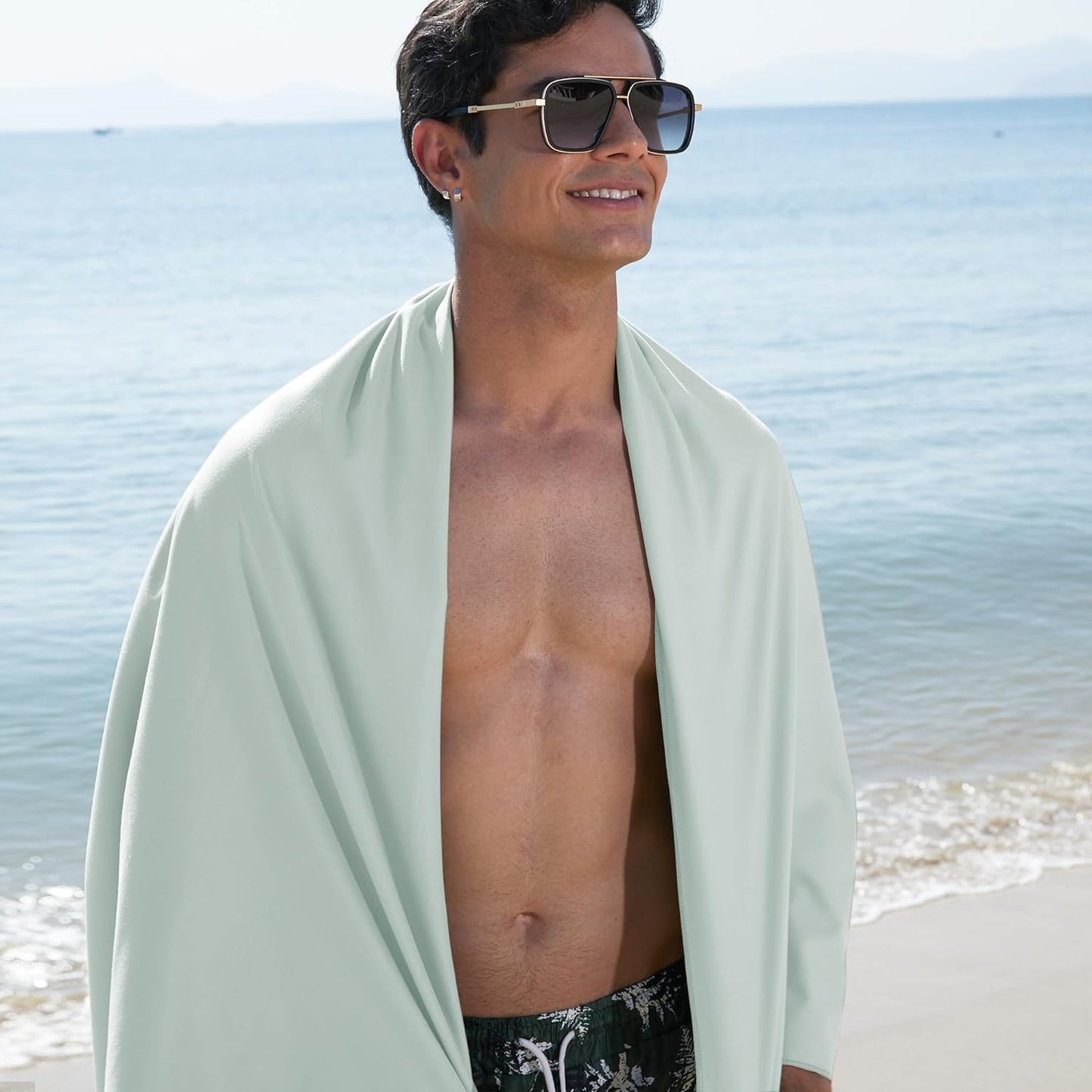 Rainleaf Microfiber Towel Perfect Travel & Gym & Camping Towel. Quick Dry - Super Absorbent - Ultra Compact - Lightweight. Suitable for Trip, Beach, Shower, Backpacking, Pool